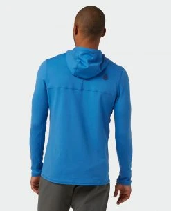 Stio Men's Fremont Stretch Fleece Hoodie -STIO Sales M Fremont Stretch Fleece Hoodie Alpine Lake Temp 3