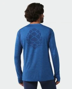 Stio Men's Basis® Seamless Tech Crew -STIO Sales M Full Range Seamless Crew LS Alpine Lake Heather 3