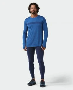 Stio Men's Basis® Seamless Tech Crew -STIO Sales M Full Range Seamless Crew LS Alpine Lake Heather 4