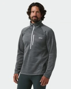 Stio Men's Gannett Peak Fleece Half Zip 58 Stio Men's Gannett Peak Fleece Half Zip -STIO Sales M Gannett Peak Half Zip Cool Charcoal 1