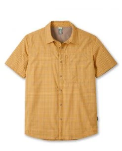 Stio Men's Hagen Trail Shirt -STIO Sales M Hagen Trail Shirt Amber Resin Plaid