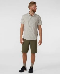 Stio Men's Hagen Trail Shirt -STIO Sales M Hagen Trail Shirt Pebble Plaid 3