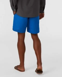 Stio Men's Hideout Short - 16" -STIO Sales M Hideout Short Blue Jolt 16 2