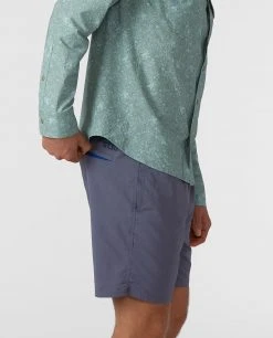 Stio Men's Hideout Short - 16" -STIO Sales M Hideout Short Storm Cloud 16 3