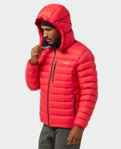 Stio Men's Hometown Down Hooded Jacket 75 Stio Men's Hometown Down Hooded Jacket -STIO Sales M Hometown Down Hooded Jacket Risk Red 3