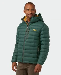 Stio Men's Hometown Down Hooded Jacket 60 Stio Men's Hometown Down Hooded Jacket -STIO Sales M Hometown Down Hooded Jacket Treeline Green 1