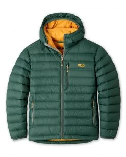 Stio Men's Hometown Down Hooded Jacket 59 Stio Men's Hometown Down Hooded Jacket -STIO Sales M Hometown Down Hooded Jacket Treeline Green
