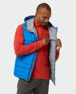 Stio Men's Hometown Down Hooded Vest 60 Stio Men's Hometown Down Hooded Vest -STIO Sales M Hometown Down Hooded Vest Alpine Lake 2