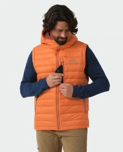 Stio Men's Hometown Down Hooded Vest 52 Stio Men's Hometown Down Hooded Vest -STIO Sales M Hometown Down Hooded Vest Burnt Orange 2