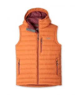 Stio Men's Hometown Down Hooded Vest 50 Stio Men's Hometown Down Hooded Vest -STIO Sales M Hometown Down Hooded Vest Burnt Orange