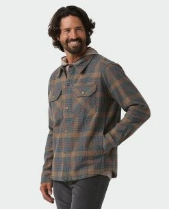 Stio Men's Hutkeeper Flannel Shirt -STIO Sales M Hutkeeper Flannel Shirt Bourbon Plaid 2