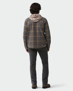Stio Men's Hutkeeper Flannel Shirt -STIO Sales M Hutkeeper Flannel Shirt Bourbon Plaid 5