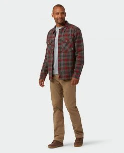 Stio Men's Hutkeeper Flannel Shirt -STIO Sales M Hutkeeper Flannel Shirt Magnet Plaid 4