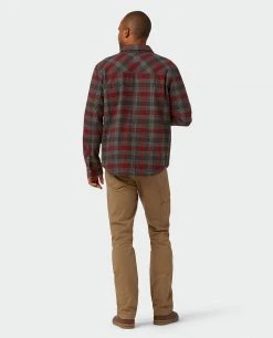 Stio Men's Hutkeeper Flannel Shirt -STIO Sales M Hutkeeper Flannel Shirt Magnet Plaid 5