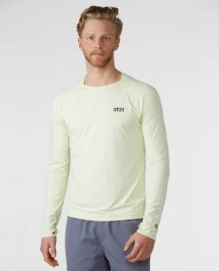 Stio Men's Hylas Crew LS -STIO Sales M Hylas Crew LS Honey Dew 1