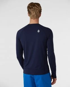 Stio Men's Hylas Crew LS -STIO Sales M Hylas Crew LS Maritime Blue 2