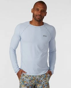 Stio Men's Hylas Crew LS -STIO Sales M Hylas Crew LS Misty Cloud 1
