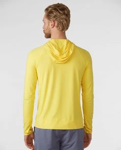 Stio Men's Hylas Hooded Pullover -STIO Sales M Hylas Hooded Pullover Dazzling Sunflower 2