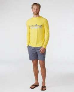 Stio Men's Hylas Hooded Pullover -STIO Sales M Hylas Hooded Pullover Dazzling Sunflower 3