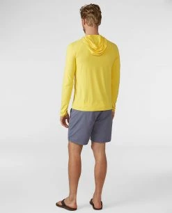 Stio Men's Hylas Hooded Pullover -STIO Sales M Hylas Hooded Pullover Dazzling Sunflower 4