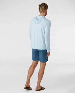 Stio Men's Hylas Hooded Pullover -STIO Sales M Hylas Hooded Pullover Misty Cloud 5