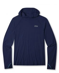 Stio Men's Hylas Hooded Pullover -STIO Sales M Hylas Pullover Maritime Blue