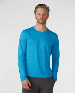 Stio Men's Icefloe Tech Tee LS -STIO Sales M Icefloe Tech Tee LS Rapid Blue 1