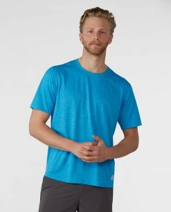 Stio Men's Icefloe Tech Tee SS -STIO Sales M Icefloe Tech Tee SS Rapid Blue 1