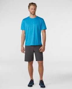 Stio Men's Icefloe Tech Tee SS -STIO Sales M Icefloe Tech Tee SS Rapid Blue 3