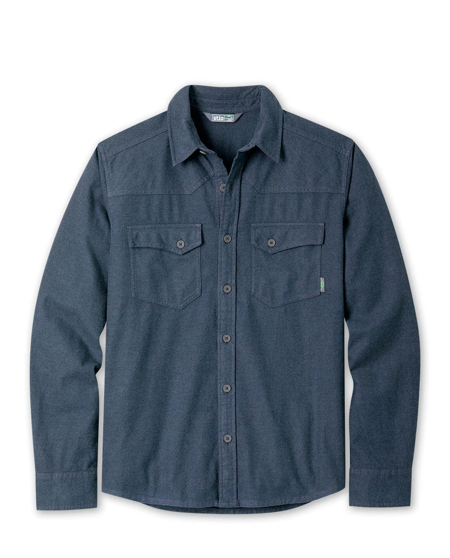 Stio Men's Junction Midweight Flannel Shirt 15 Stio Men's Junction Midweight Flannel Shirt - Image 13