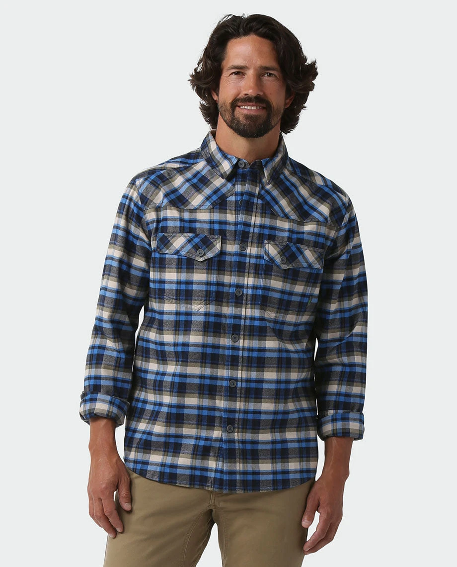 Stio Men's Junction Midweight Flannel Shirt 21 Stio Men's Junction Midweight Flannel Shirt - Image 19