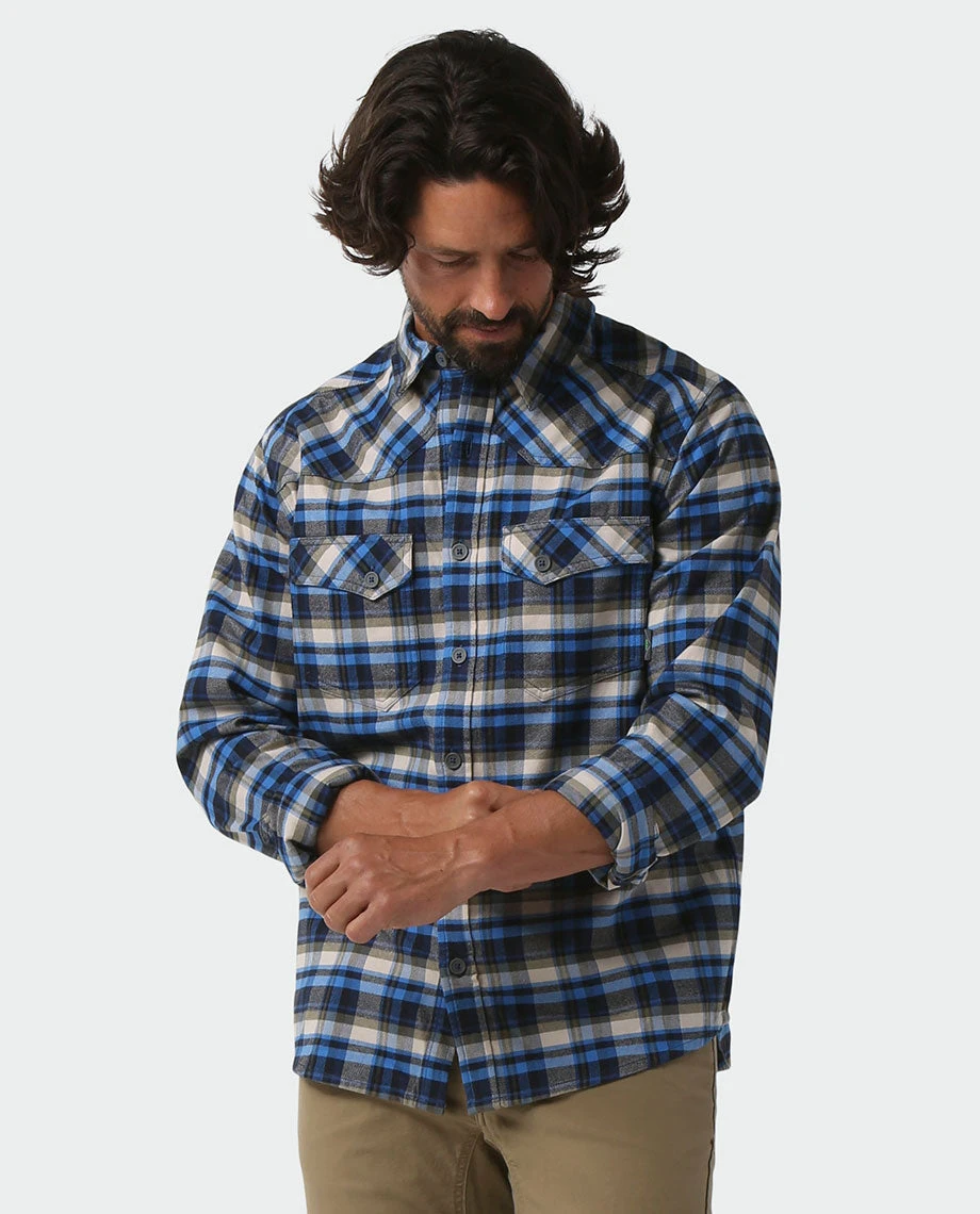 Stio Men's Junction Midweight Flannel Shirt 23 Stio Men's Junction Midweight Flannel Shirt - Image 21