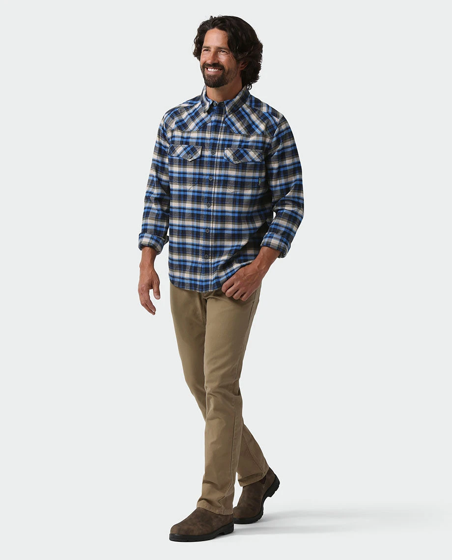 Stio Men's Junction Midweight Flannel Shirt 24 Stio Men's Junction Midweight Flannel Shirt - Image 22