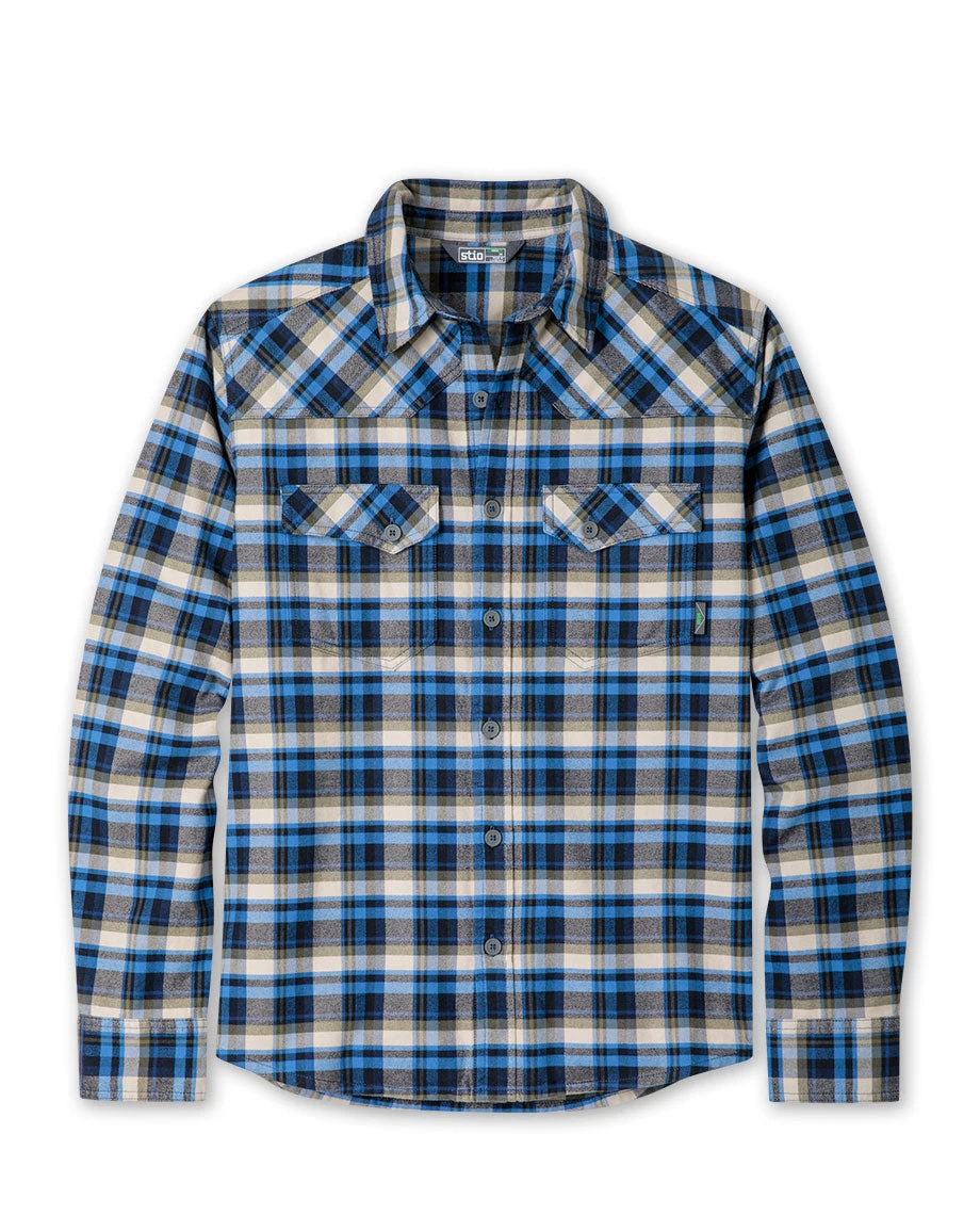 Stio Men's Junction Midweight Flannel Shirt 20 Stio Men's Junction Midweight Flannel Shirt - Image 18
