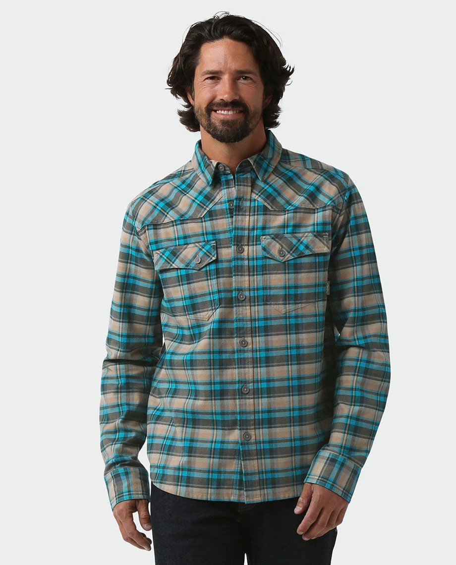 Stio Men's Junction Midweight Flannel Shirt 4 Stio Men's Junction Midweight Flannel Shirt - Image 2