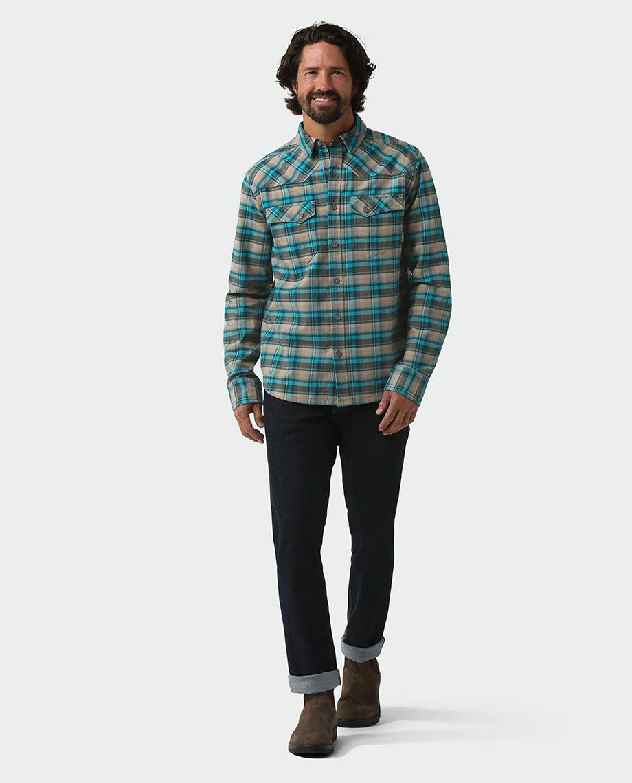 Stio Men's Junction Midweight Flannel Shirt 7 Stio Men's Junction Midweight Flannel Shirt - Image 5