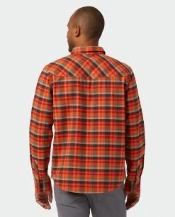 Stio Men's Junction Midweight Flannel Shirt 40 Stio Men's Junction Midweight Flannel Shirt -STIO Sales M Junction Midweight Flannel Shirt Risk Red Plaid 3
