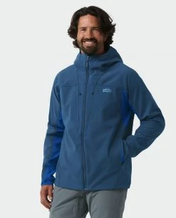 Stio Men's Millibar WINDSTOPPER® Hooded Jacket -STIO Sales M Millibar Windstopper Hooded Jacket Mountain Shadow 1