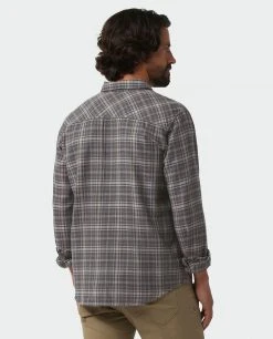 Stio Men's Miter Lightweight Flannel Shirt 42 Stio Men's Miter Lightweight Flannel Shirt -STIO Sales M Miter Lightweight Flannel Shirt Basalt Plaid 2