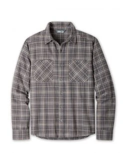 Stio Men's Miter Lightweight Flannel Shirt 40 Stio Men's Miter Lightweight Flannel Shirt -STIO Sales M Miter Lightweight Flannel Shirt Basalt Plaid
