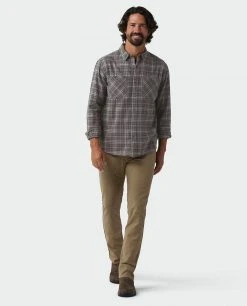 Stio Men's Miter Lightweight Flannel Shirt 43 Stio Men's Miter Lightweight Flannel Shirt -STIO Sales M Miter Lightweight Flannel Shirt Basalt Plaid 3