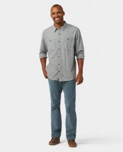 Stio Men's Miter Lightweight Flannel Shirt 38 Stio Men's Miter Lightweight Flannel Shirt -STIO Sales M Miter Lightweight Flannel Shirt Moon Dust Heather 3