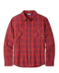 Stio Men's Miter Lightweight Flannel Shirt 45 Stio Men's Miter Lightweight Flannel Shirt -STIO Sales M Miter Lightweight Flannel Shirt Roasted Beet Plaid
