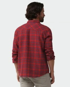 Stio Men's Miter Lightweight Flannel Shirt 48 Stio Men's Miter Lightweight Flannel Shirt -STIO Sales M Miter Lightweight Flannel Shirt Roasted Beet Plaid 3