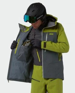 Stio Men's Objective Pro Jacket 33 Stio Men's Objective Pro Jacket -STIO Sales M Objective Pro Jacket Forest Olive Basalt 2