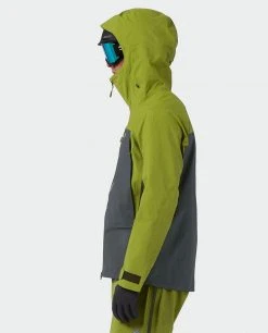 Stio Men's Objective Pro Jacket 36 Stio Men's Objective Pro Jacket -STIO Sales M Objective Pro Jacket Forest Olive Basalt 5