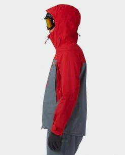 Stio Men's Objective Pro Jacket 56 Stio Men's Objective Pro Jacket -STIO Sales M Objective Pro Jacket Risk Red Stormy Weather 6