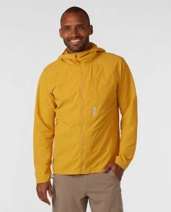 Stio Men's Pinedale XT Hooded Jacket -STIO Sales M Pinedale XT Hooded Jacket Amber Resin 1