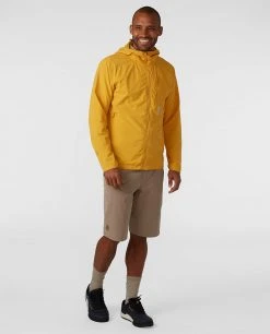 Stio Men's Pinedale XT Hooded Jacket -STIO Sales M Pinedale XT Hooded Jacket Amber Resin 4