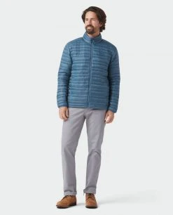 Stio Men's Pinion Down Sweater -STIO Sales M Pinion Down Sweater Sturdy Blue 1 Full